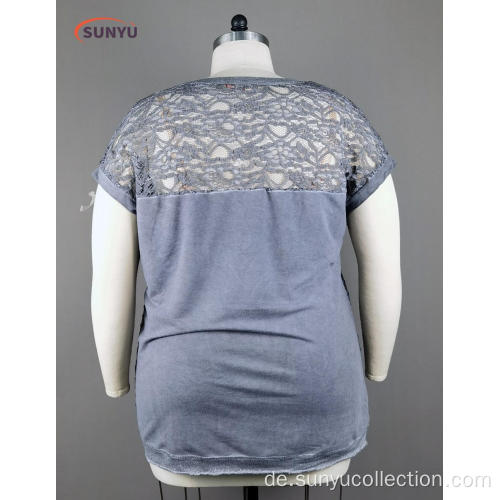 Ladies Dirty Wash Sleeveless T-Shirt